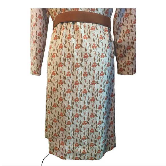 VINTAGE 1960’s Henry Lee knit belted dress MINT CONDITION! - Picture 7 of 10